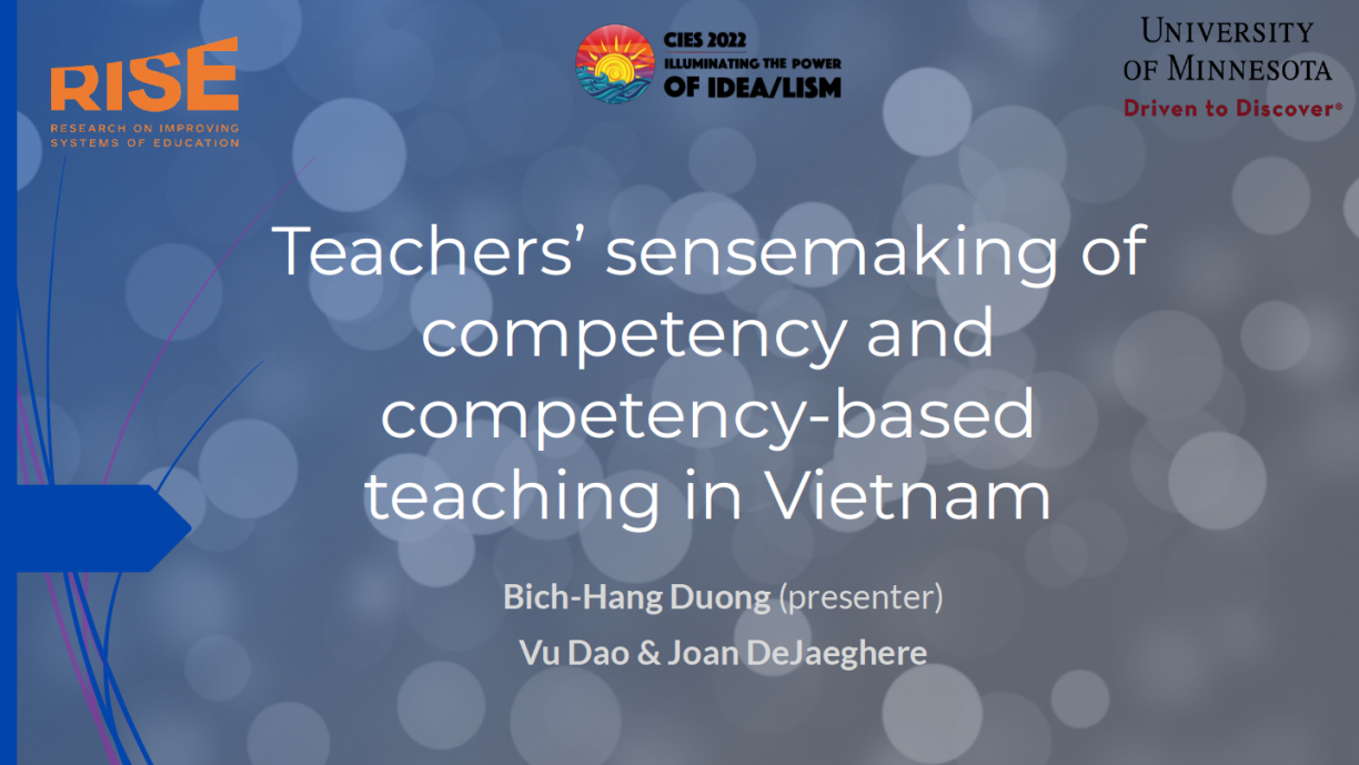 first slide of Bich-Hang Duong's presentation