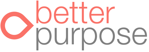 Better Purpose logo showing a red diamond shape oriented towards the right-hand side followed by the red writing “better” (top part) and the grey writing “purpose” (bottom part).
